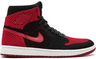 Retro Hi Flyknit Black/Varsity Red/White sneakers