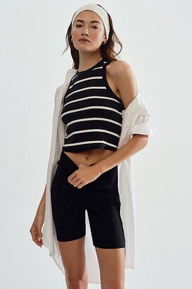 Cropped Racerback Tank Top