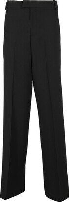 Pressed-Crease Straight-Leg Tailored Trousers-AC