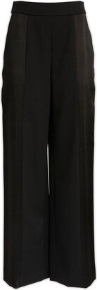 Tuxedo High Waist Satin Trousers