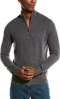 1/4-Zip Cashmere Sweater-AU