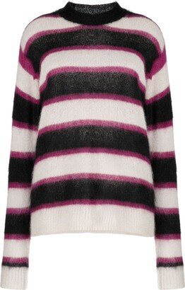 MARANT ÉTOILE Drussell striped brushed jumper