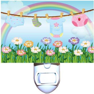 Baby Laundry Rainbow Room Night Light