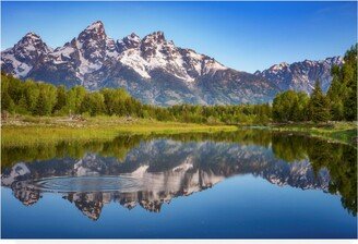 Darren White Photography Ripples in the Tetons Canvas Art - 19.5 x 26