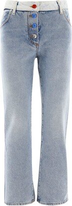 Mid-Rise Cropped Jeans-BJ