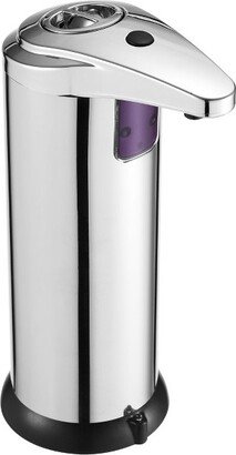 Cheer Collection Stainless Steel Touchless Soap Dispenser with Waterproof Base and Automatic Infrared Sensor