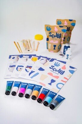 Sculpd Home Pottery Kit with Paints