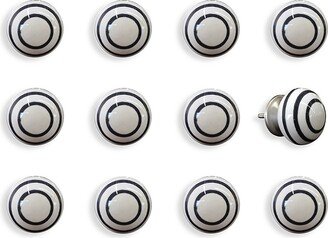 KNOB IT 12-Piece Ceramic & Metal Knob Set-AA