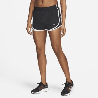Women's Tempo Brief-Lined Running Shorts in Black-AA