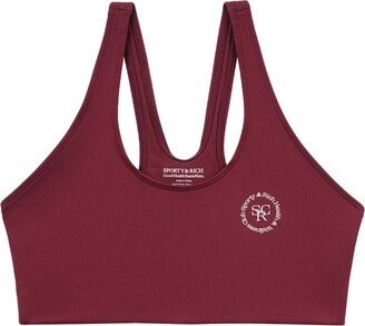 N.02 logo-print sports bra