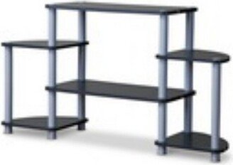 Orbit and Silver 3 Tier TV Stand for TVs up to 40 Black/Silver