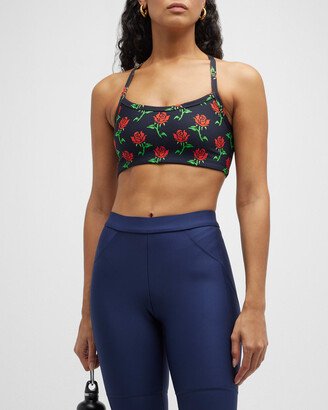 Stemmed Roses DuoKnit Y-Back Sports Bra