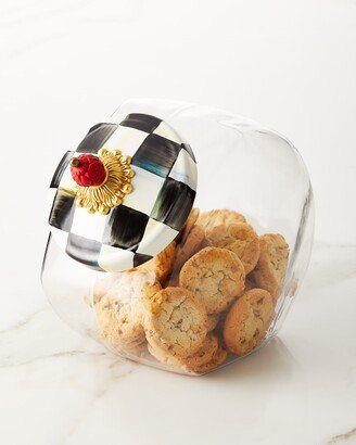 Courtly Check Cookie Jar