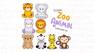 The Ultimate Zoo Animal Cookie Cutters - 8 Pc Set
