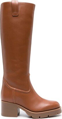 Mallo 60mm leather knee boots