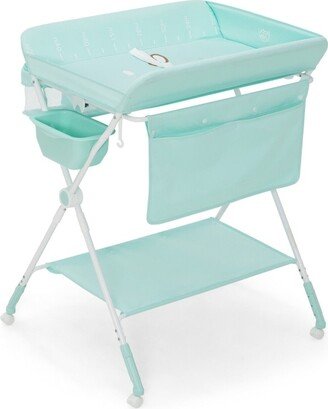 Foldable Baby Changing Table with Wheels - 30.5 x 26.5 x 39-41