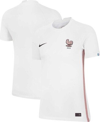 Women's White France Women's National Team 2022/23 Away Replica Blank Jersey