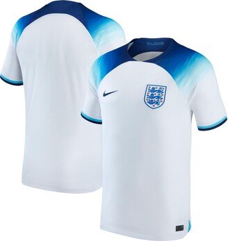 Women's White England National Team 2022/23 Home Breathe Stadium Replica Blank Jersey