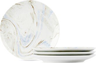 Misette Gray Natural Salad Plate Set, 4 pcs