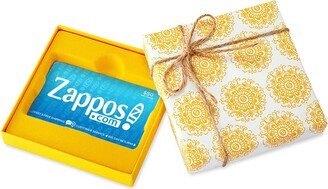 Zappos Gift Cards Gift Card - Yellow Swirl Box (50) Gift Cards Gifts