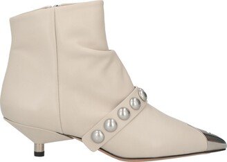 Ankle Boots Light Grey-AH