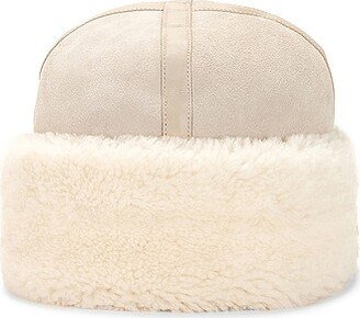 Shearling Winter Hat in Neutral