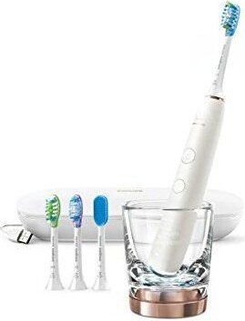 Philips Sonicare Diamond Clean Smart Electric Rechargeable Toothbrush for Complete Oral Care, 9500 Series - HX9924/61, Rose Gold