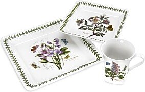 Botanic Garden 12 Piece Dinner Set, Square Shape, Service for 4