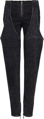 Low-Rise Washed Cotton Jeans