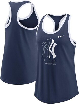 Women's Navy New York Yankees Tech Tank Top