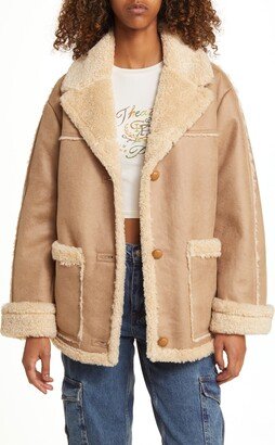 Spencer Faux Shearling Coat