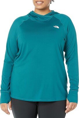 Plus Size Class V Water Hoodie (Blue Coral) Women's Clothing