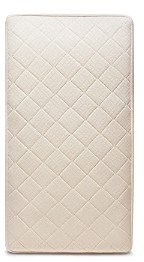 Organic Crib Mattress, 2-Stage, Ultra Breathable, Luxurious Quilted Removable Cover, for Baby and Toddler Bed