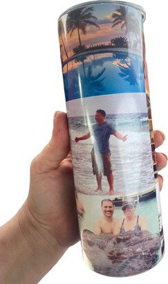 Photo Picture Collage Tumbler | Personalized Custom Christmas Gift Cups Stocking Stuffers Mom Ideas