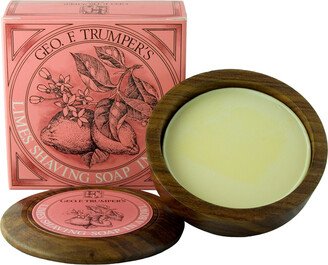 Geo F. Trumper Perfumer Extract of Limes hard shaving soap wooden bowl 80 g