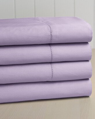 400 Thread Count Cotton Hemstitch Sheet Set-AA