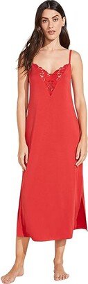 Naya - The Double Inset Gown (Haute Red) Women's Pajama