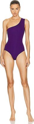 Effigie One Piece Swimsuit in Purple