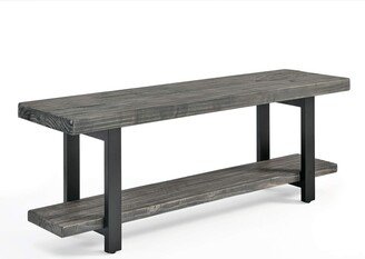 Sonoma Metal and Reclaimed Wood Bench