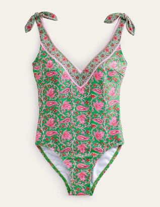 Bow Shoulder Swimsuit