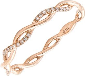 Monary Thin Diamond Fashion Band (14Kr)