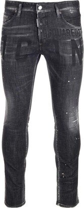 Distressed Slim-Fit Jeans-AJ