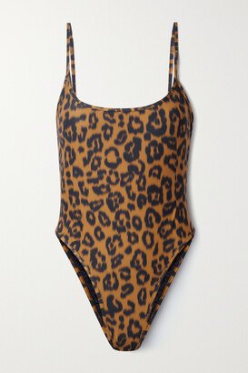 Net Sustain Leopard-print Swimsuit - Animal print