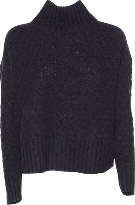 Turtleneck Knitted Jumper-CB