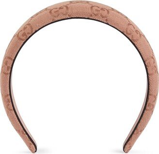 GG-canvas jacquard headband