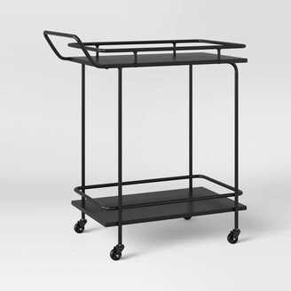 Beaufort Metal Bar Cart Black