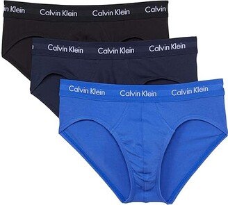 Cotton Stretch Multipack Hip Brief (Black 1) Men's Underwear