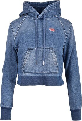 Women's Denim Blue Sweatshirt