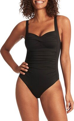 Twist Front Multifit One-Piece Swimsuit