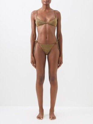 Tie-side Lurex Bikini